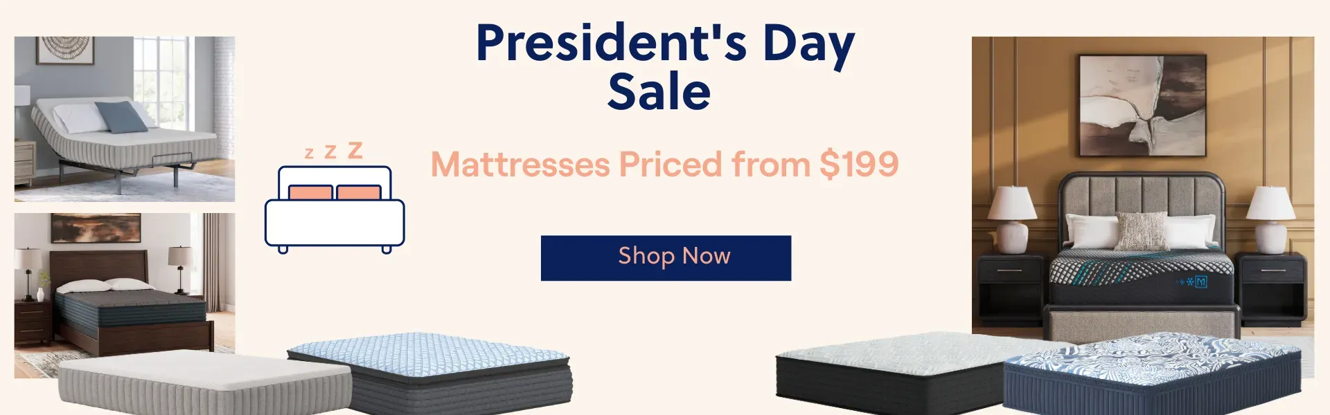 Presidents Day Sale Mattresses Starting at $199 at In Your Home Furnsihings